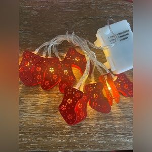Christmas stockings led crafting lights 10 warm lights 4.4 ft